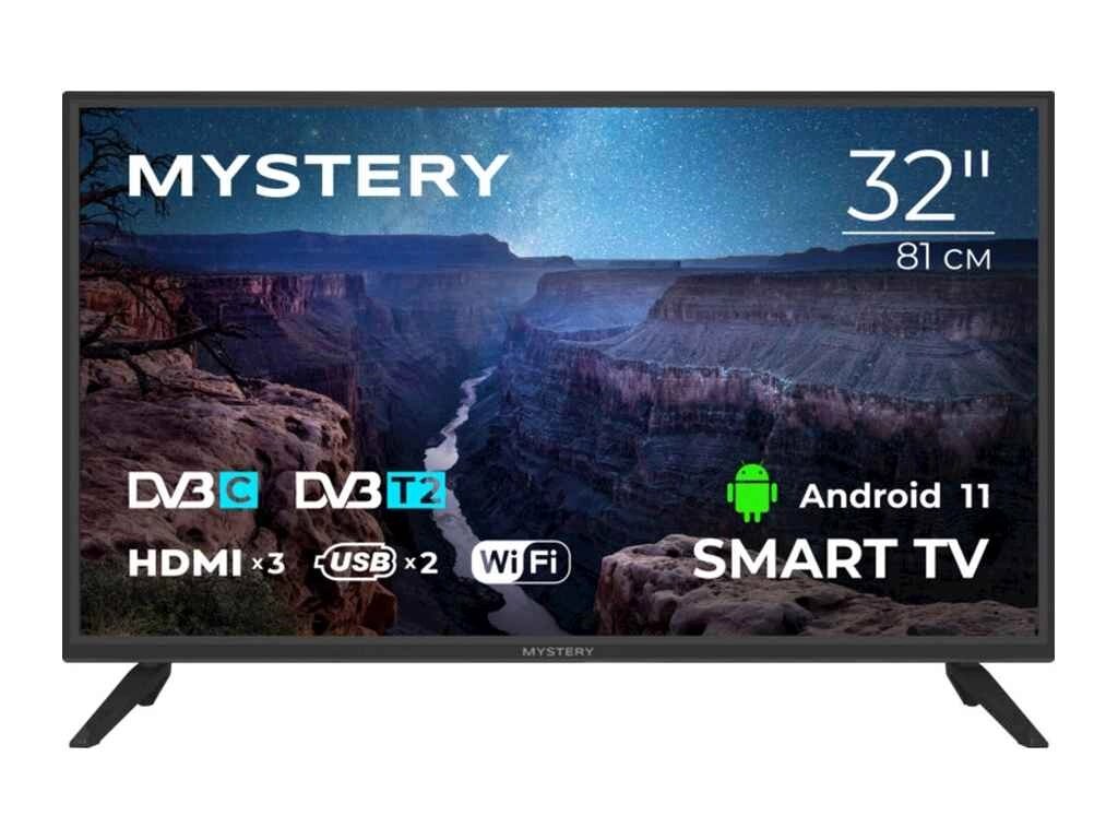 Телевізор SMART MTV-3220HST2 LED HD/Android 13 (32 ) ТМ Mystery від компанії Фортеця - фото 1