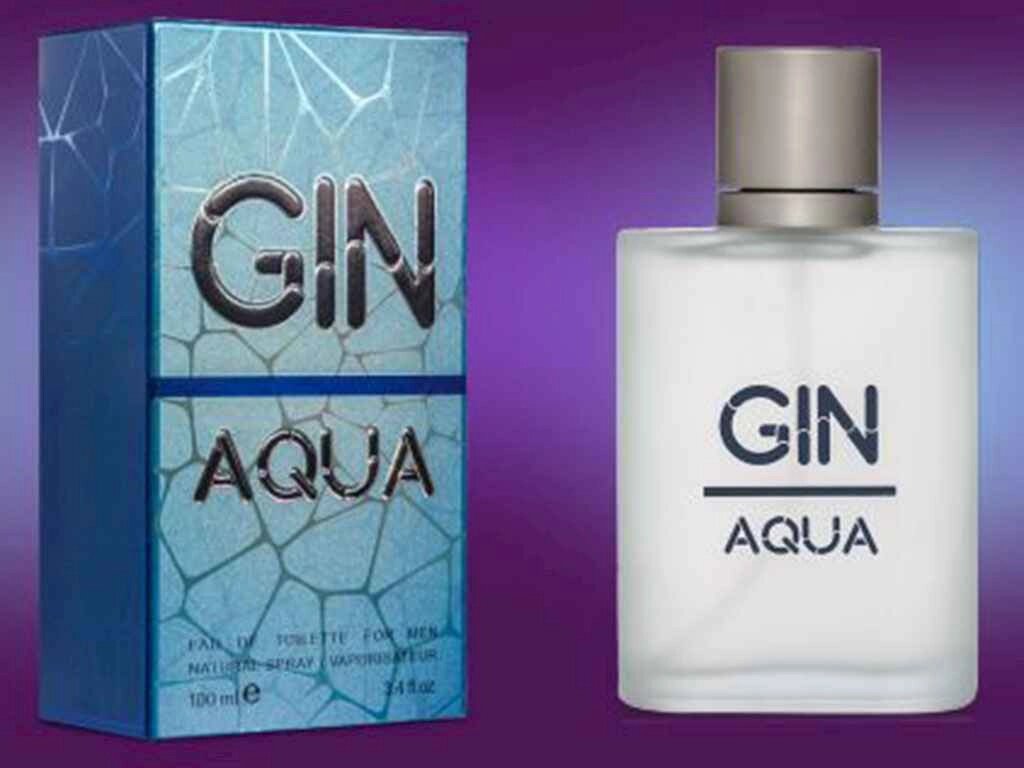 Туалетна вода Gin Aqua 100 мл ТМ Аромат від компанії Фортеця - фото 1