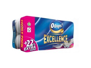 Туалетний папір 16шт 3шар Excellence 150відр ТМ OOOPS!