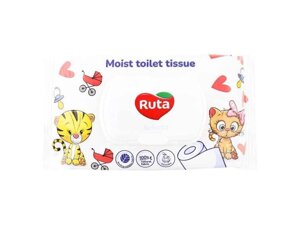 Туалетний папір вологий 40шт Selecta ТМ Ruta