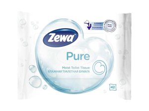 Туалетний папір вологий 42шт Pure ТМ ZEWA