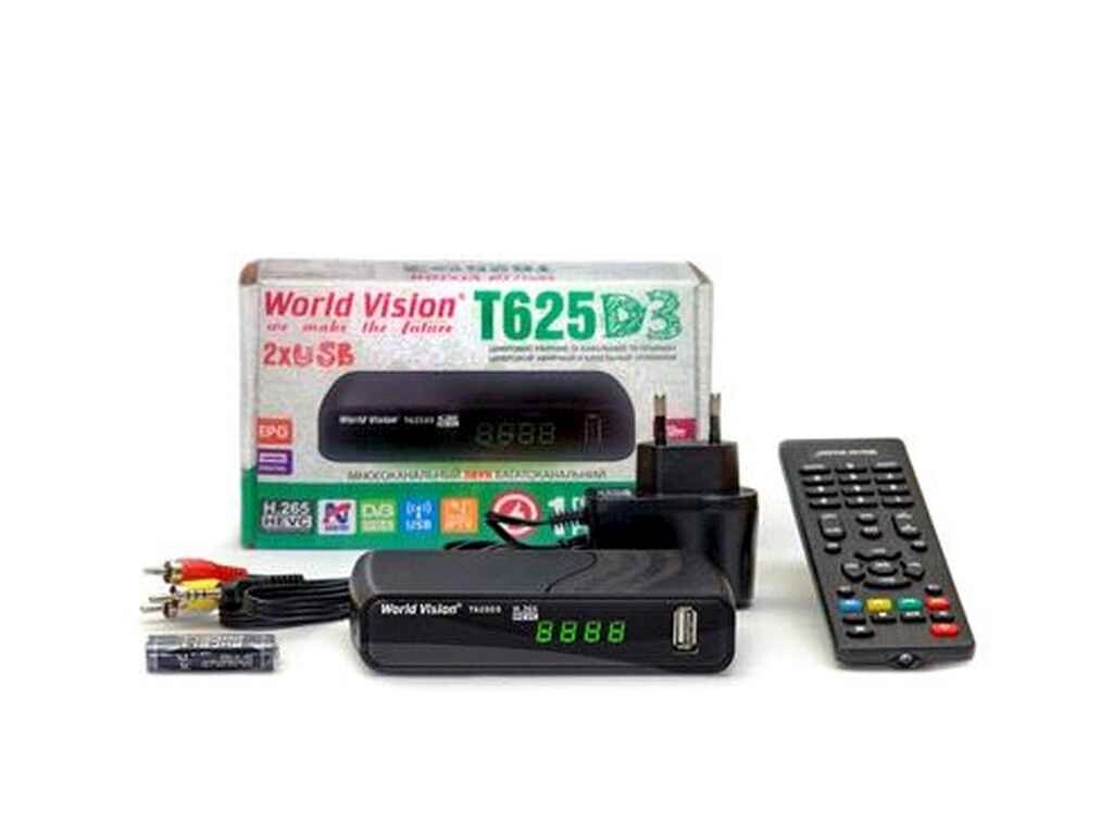 Тюнер Т2 T625D3 IPTV ТМ World Vision від компанії Фортеця - фото 1