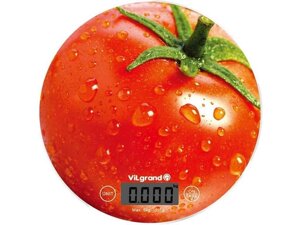 Ваги кухонні (5 кг, електронні) VKS-519 помідор ТМ VILGRAND