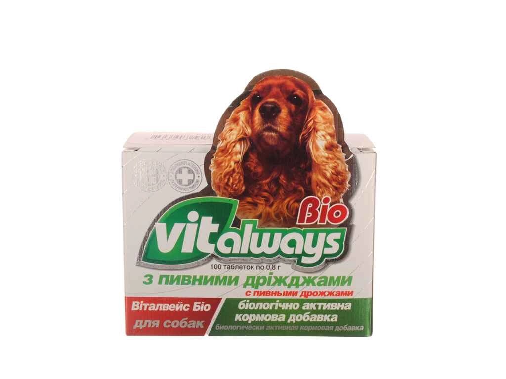 Віталвейс-біо (бад) собака №100 табл блістер з пивн. дріждж. блістер ТМ O. L. KAR від компанії Фортеця - фото 1