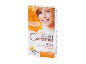 Віск для деп. обличчя Ванільний 12шт ТМ LADY CARAMEL