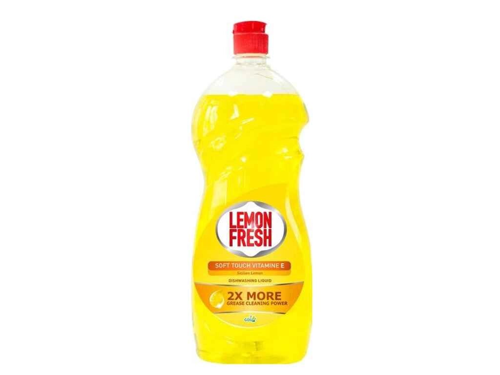 Засіб для миття посуду 1,5л (Lemon fresh жовтий) ТМ GOLD DROP від компанії Фортеця - фото 1