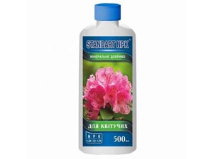 Рідке мінеральне добриво NPK для квітучих 500мл ТМ STANDART NPK