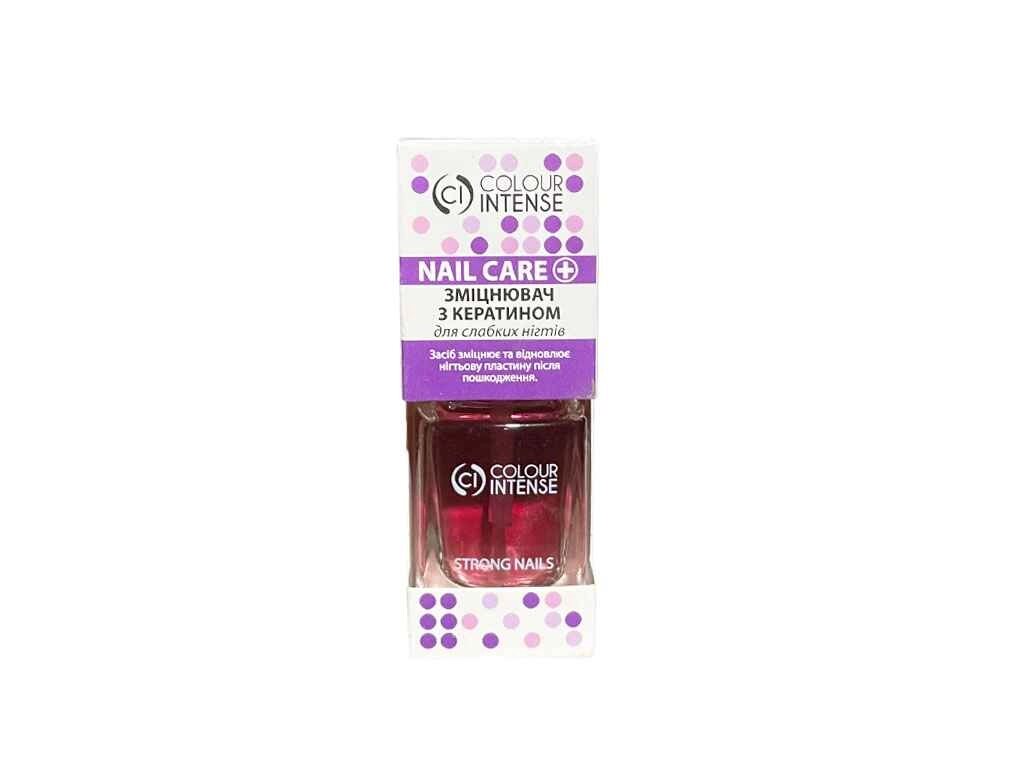 Зміцнювач з кератином Nail Care 102 STRONG NAILS ТМ Colour Intense від компанії Фортеця - фото 1