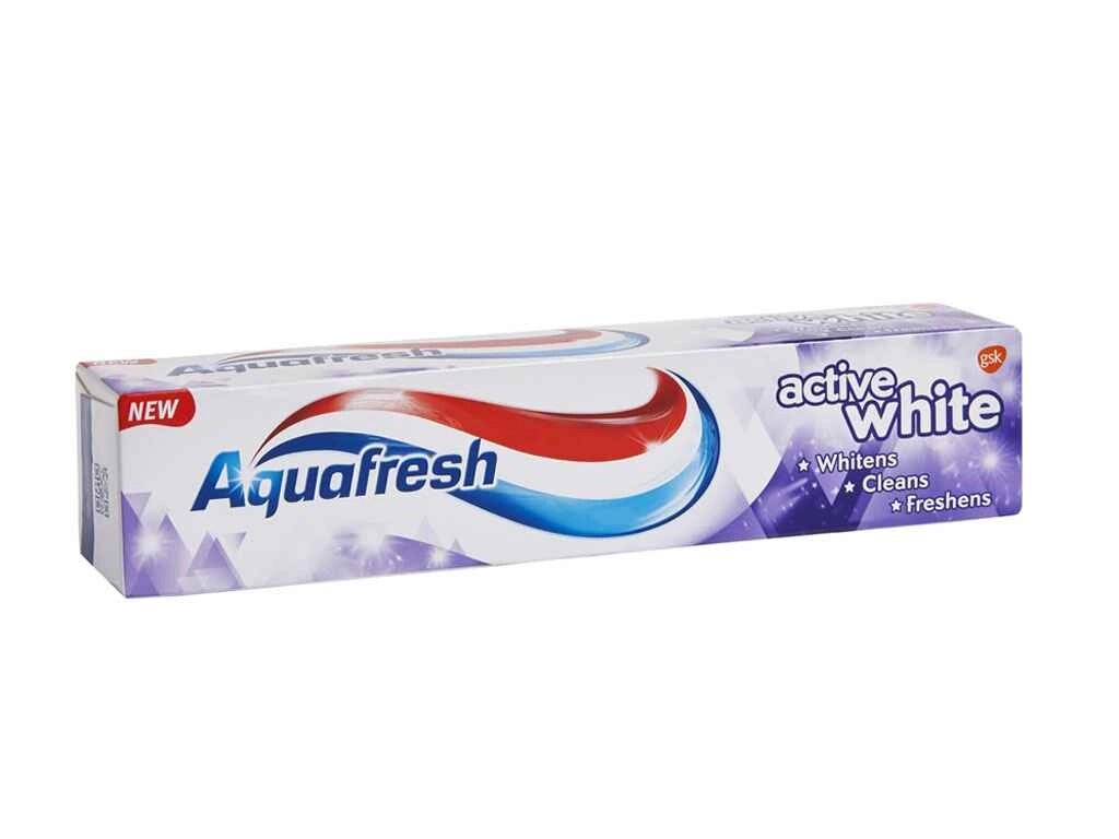 Зубна паста 125 мл Active White ТМ AQUAFRESH від компанії Фортеця - фото 1