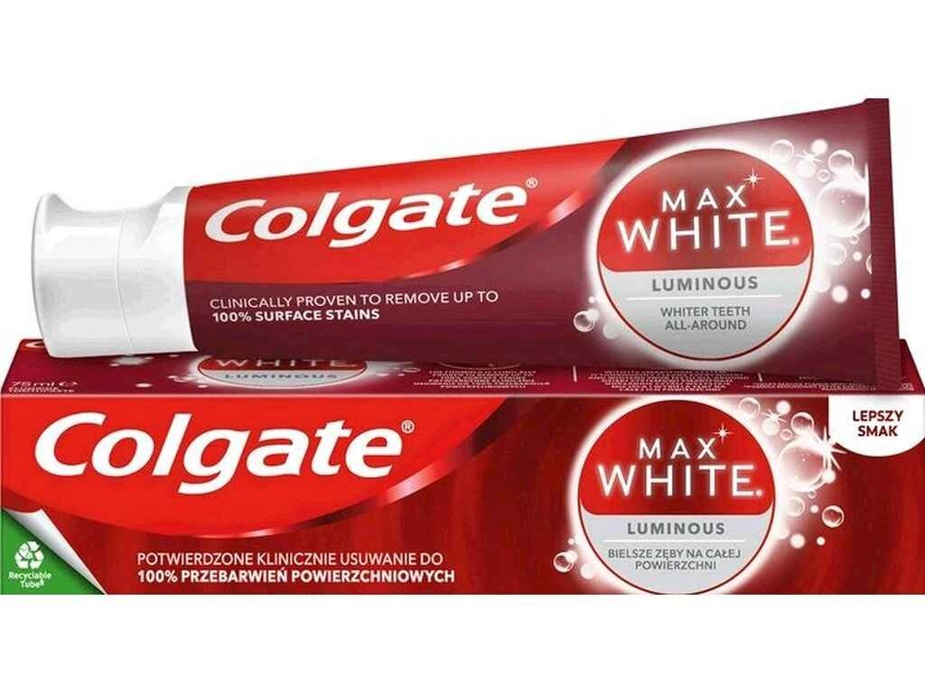 Зубна паста 75мл Max White Luminous ТМ Colgate від компанії Фортеця - фото 1