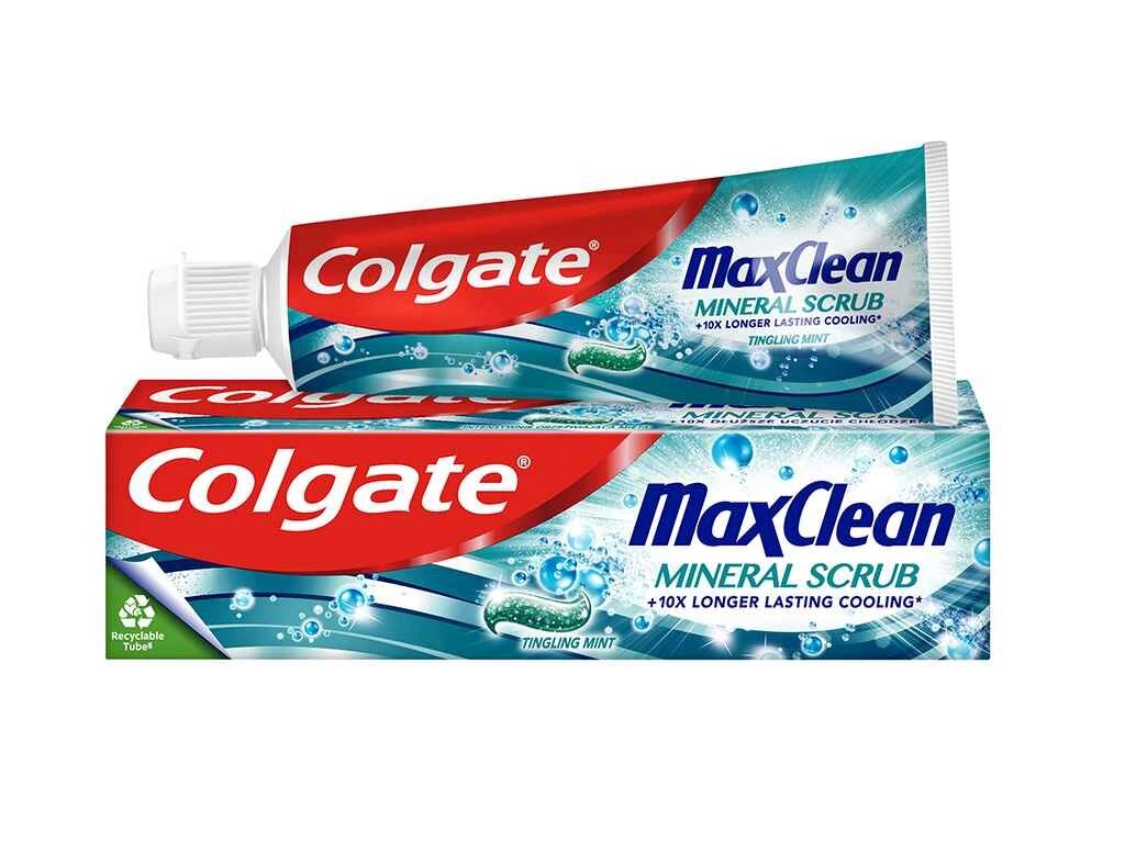 Зубна паста Max Clean Mineral Scrub 75мл ТМ COLGATE від компанії Фортеця - фото 1