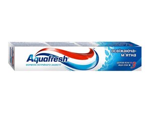 Зубна паста 50 мл (Освіжаюча мятна) ТМ AQUAFRESH