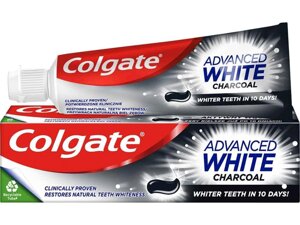 Зубна паста 75мл Advanced White Charcoal відбілююча з вугіллям ТМ Colgate