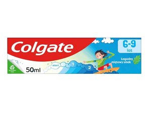 Зубна паста для Дітей 6-9 років зі смаком ніжної мяти 50мл ТМ COLGATE