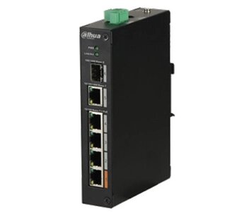 4-Портовий POE комутатор Dahua з 1x SFP і 1x RJ45 (1000M) портами  DH-PFS3106-4ET-60 від компанії Price Killer - фото 1