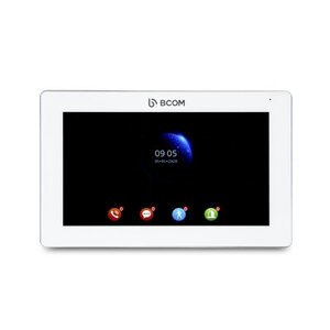 7-Дюймовий HD відеодомофон BCOM BD-770FHD/T-White з підтримкою Tuya Smart і Wi-Fi модулем