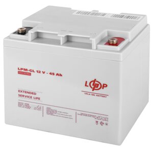 Акумулятор гелевий LPM-GL 12V - 45 Ah