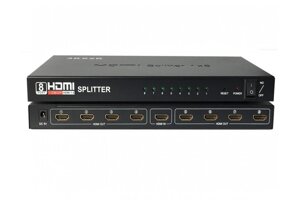 Активний HDMI сплітер 1 =8 портів, 4K, 1080Р, 1,4 версія, Box Q20