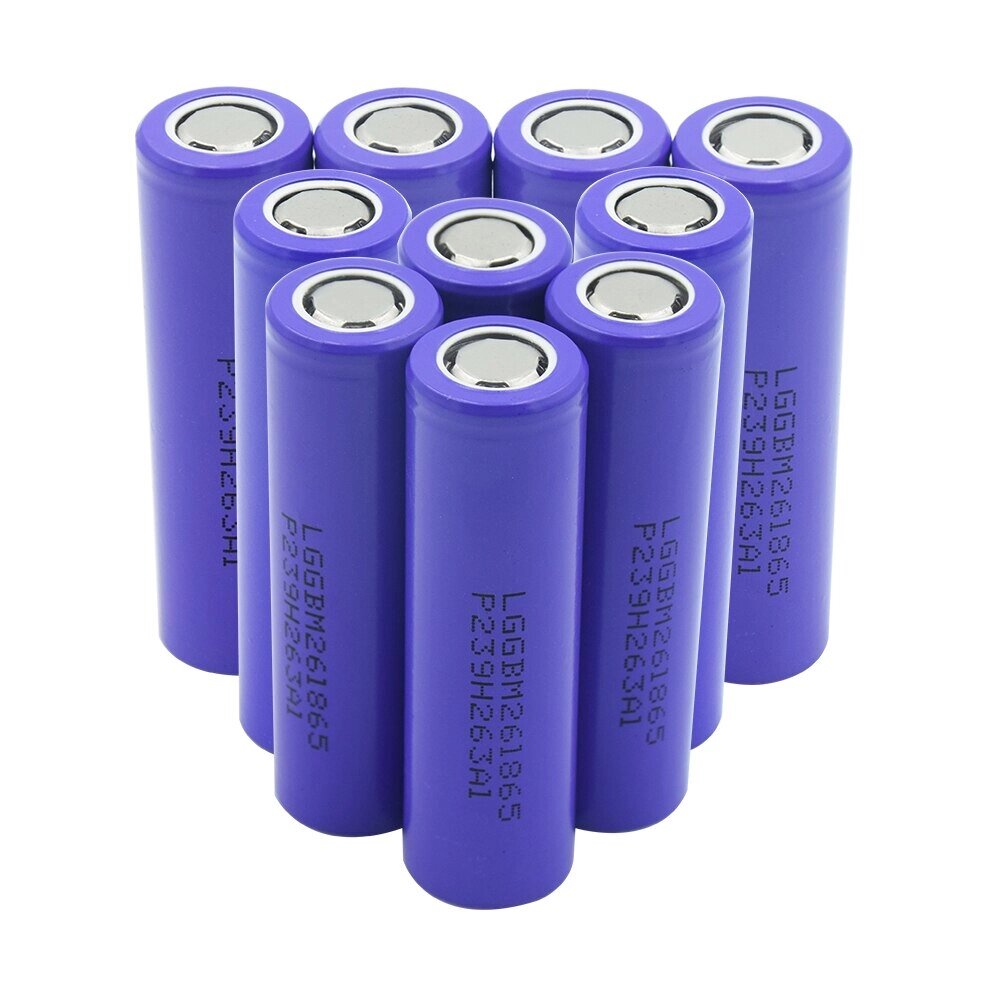 Акумулятор 18650 Li-Ion LG GBM261865 (LG M26), 2600mAh, 10A, 3.7V ціна за штуку, Purple, 2 шт в упаковці, ціна за 1 шт від компанії Price Killer - фото 1