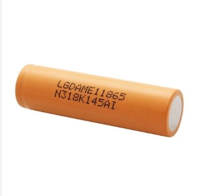 Акумулятор 18650 Li-Ion LG INR18650 ME1 (LGDAME11865), 2100mAh, 4.2A, 4.2/3.65/2.8V, Orange, 2 шт в упаковці, ціна за від компанії Price Killer - фото 1