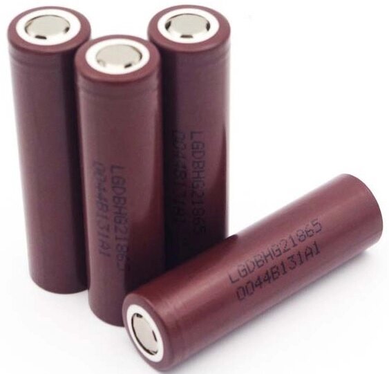 Акумулятор 18650 Li-Ion LG LGDBHG21865, 3000mAh, 20A, 4.2/3.6/2.5V, BROWN, PVC BOX, 2 шт в упаковці, ціна за 1 шт від компанії Price Killer - фото 1