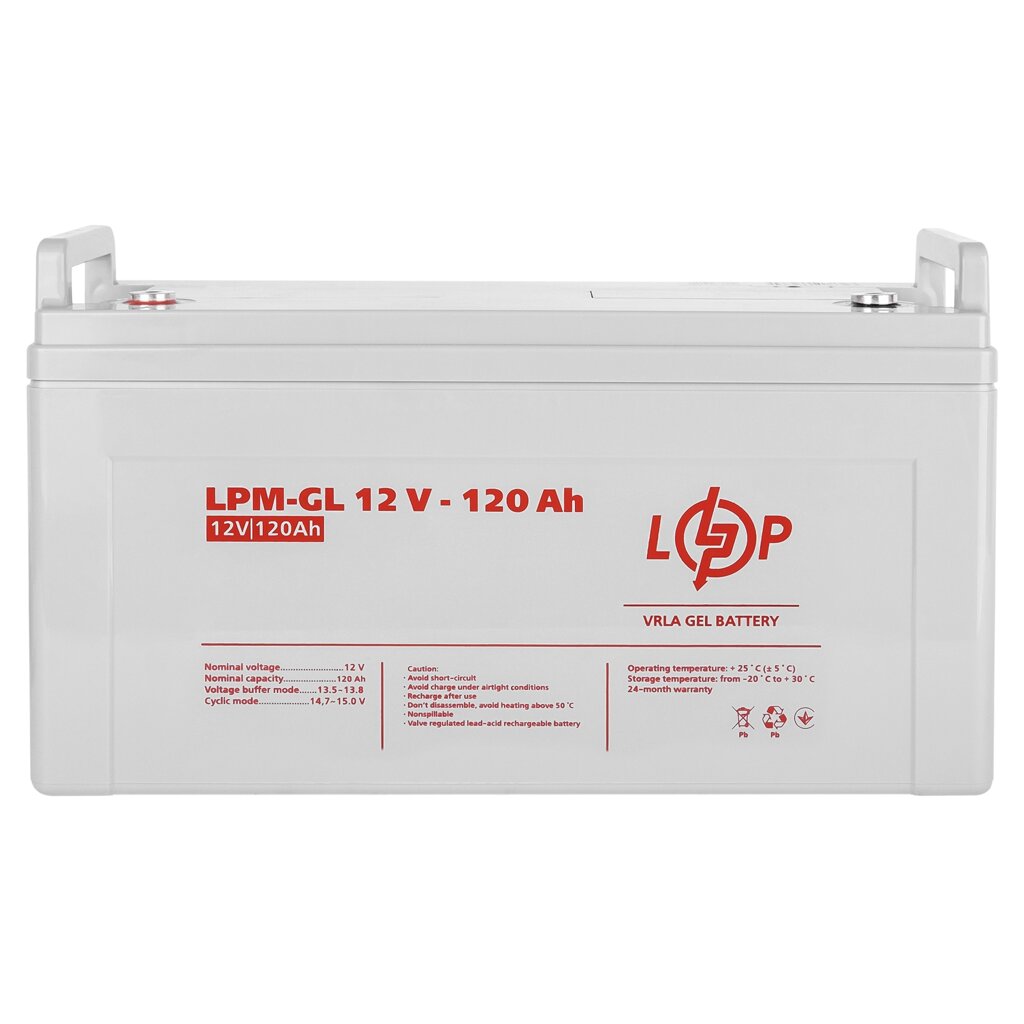 Акумулятор гелевий LPM-GL 12V - 120 Ah від компанії Price Killer - фото 1