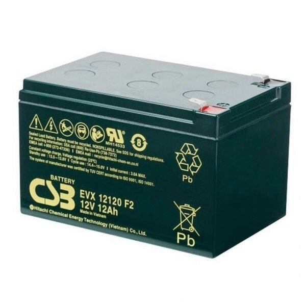 Акумуляторна батарея CSB EVX12120, 12V 12Ah ( 151х98х94 ( 100 ) мм, Q6 від компанії Price Killer - фото 1