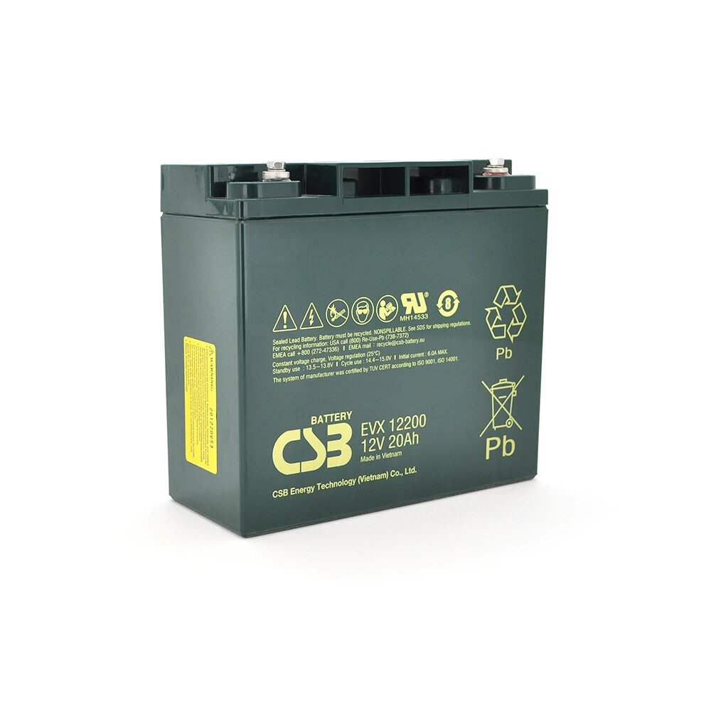 Акумуляторна батарея CSB EVX12200, 12V 20Ah ( 181х77х167 мм ), 6.7 kg Q4/192 від компанії Price Killer - фото 1