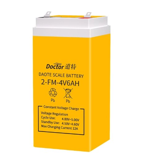 Акумуляторна батарея DOKTOR GC DTX 4V6AH, 4V6Ah ( 100x47x47 ), клеми F2, Yelow Q40 від компанії Price Killer - фото 1