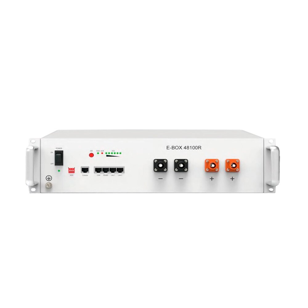 Акумуляторна батарея E-BOX-48100R LiFePO4 51.2V100Аh (5.12kWh)  440x620x117 , 51kg від компанії Price Killer - фото 1