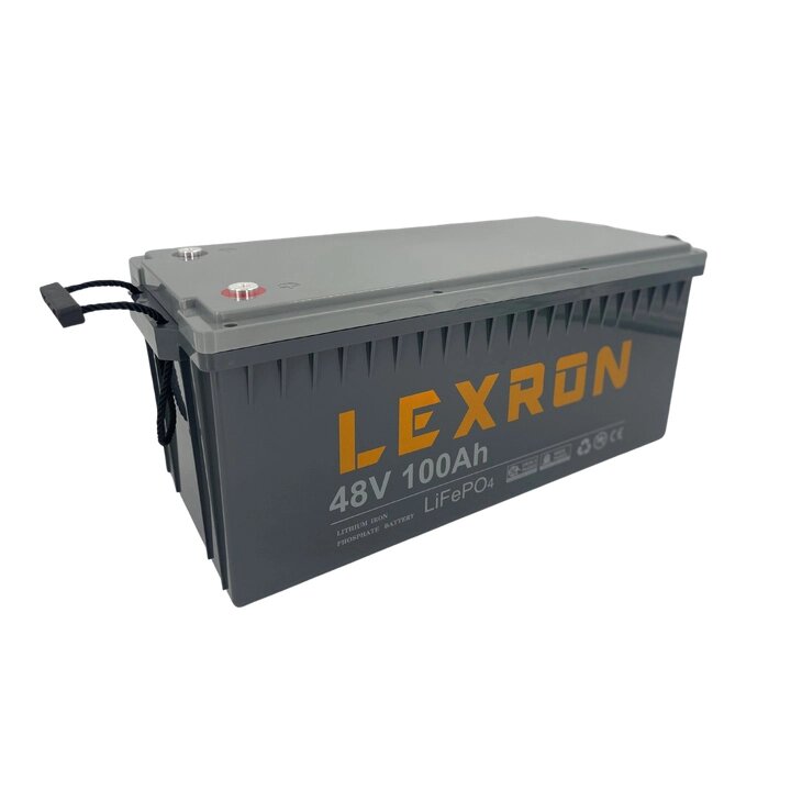 Акумуляторна батарея Lexron LiFePO4 48V 100Ah 4800Wh ( 522 x 238 x 223), 36kg Q1 від компанії Price Killer - фото 1