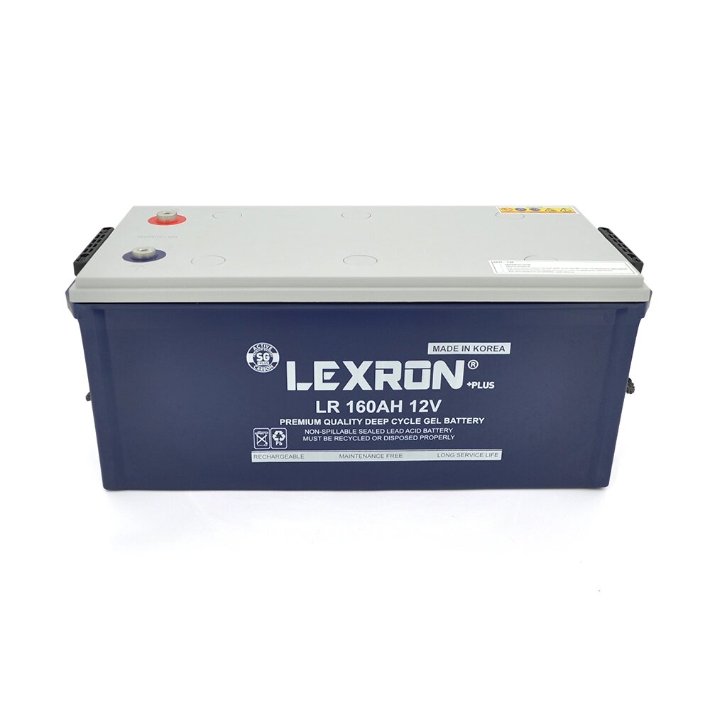 Акумуляторна батарея Lexron LR-DCK-12-160 Carbon-Gel 12V 160 Ah DEEP CYCLE (522 x 240 x 221) 44.5kg від компанії Price Killer - фото 1