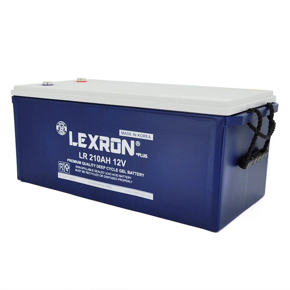 Акумуляторна батарея Lexron LXR-12-210 GEL 12V 210 Ah (522 x 240 x 222) 59.5kg від компанії Price Killer - фото 1