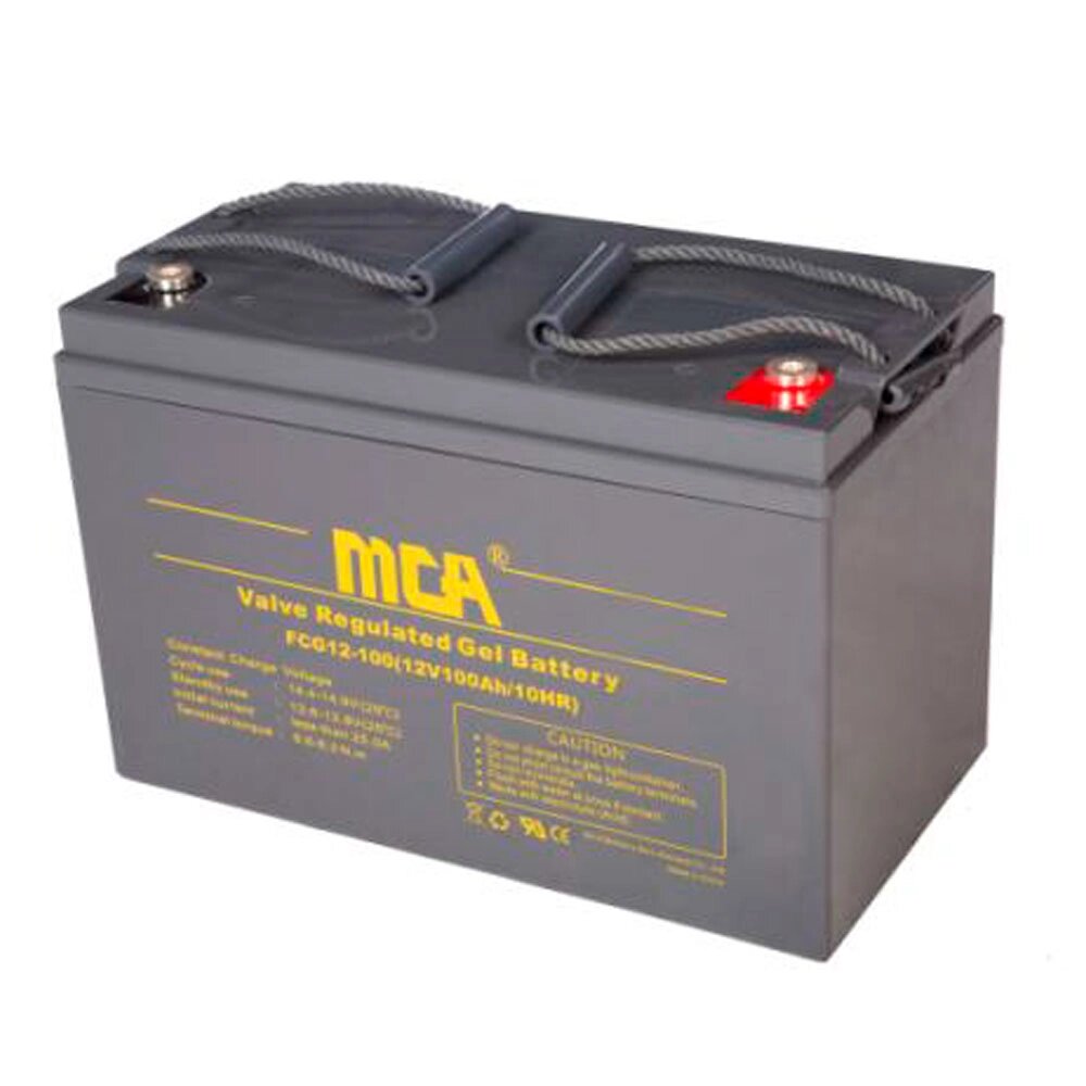 Акумуляторна батарея MCA FCG12-100AT GEL 12 V 100 Ah (331 x 174 x 214), 29,2 kg від компанії Price Killer - фото 1