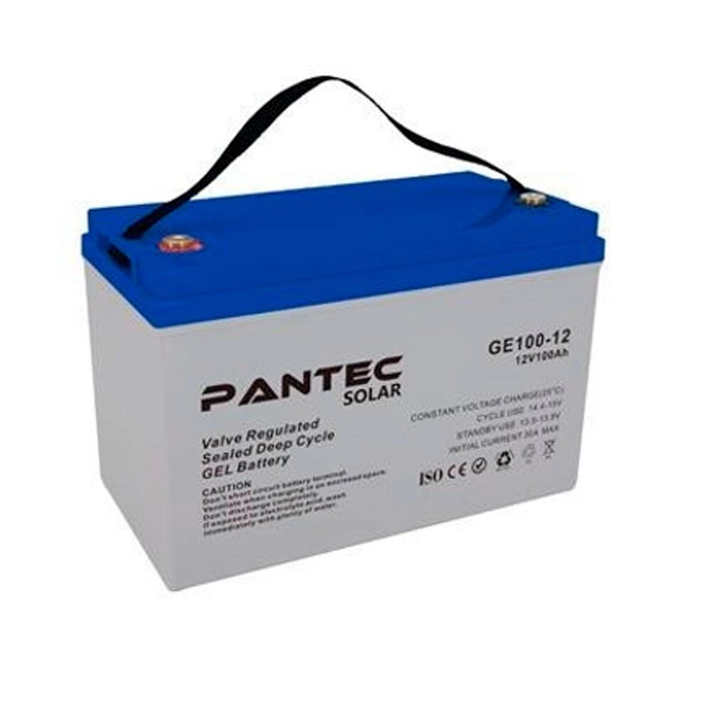 Акумуляторна батарея PANTEC 100-12 GEL 12V 100 Ah (330 x 173 x 218), 30.4 kg Grey Q1/48 від компанії Price Killer - фото 1