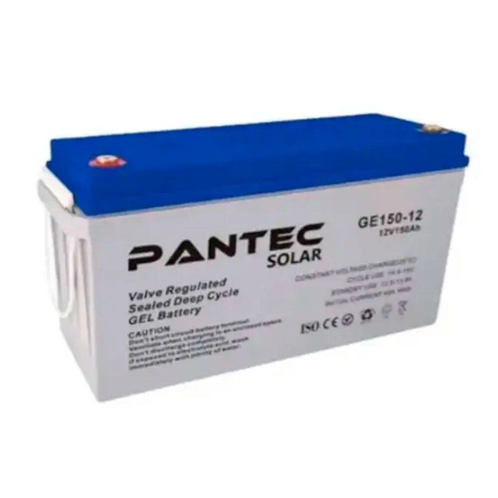 Акумуляторна батарея PANTEC 150-12 GEL 12V 150 Ah (483 x 170 x 238), 43.6 kg Grey Q1/48 від компанії Price Killer - фото 1