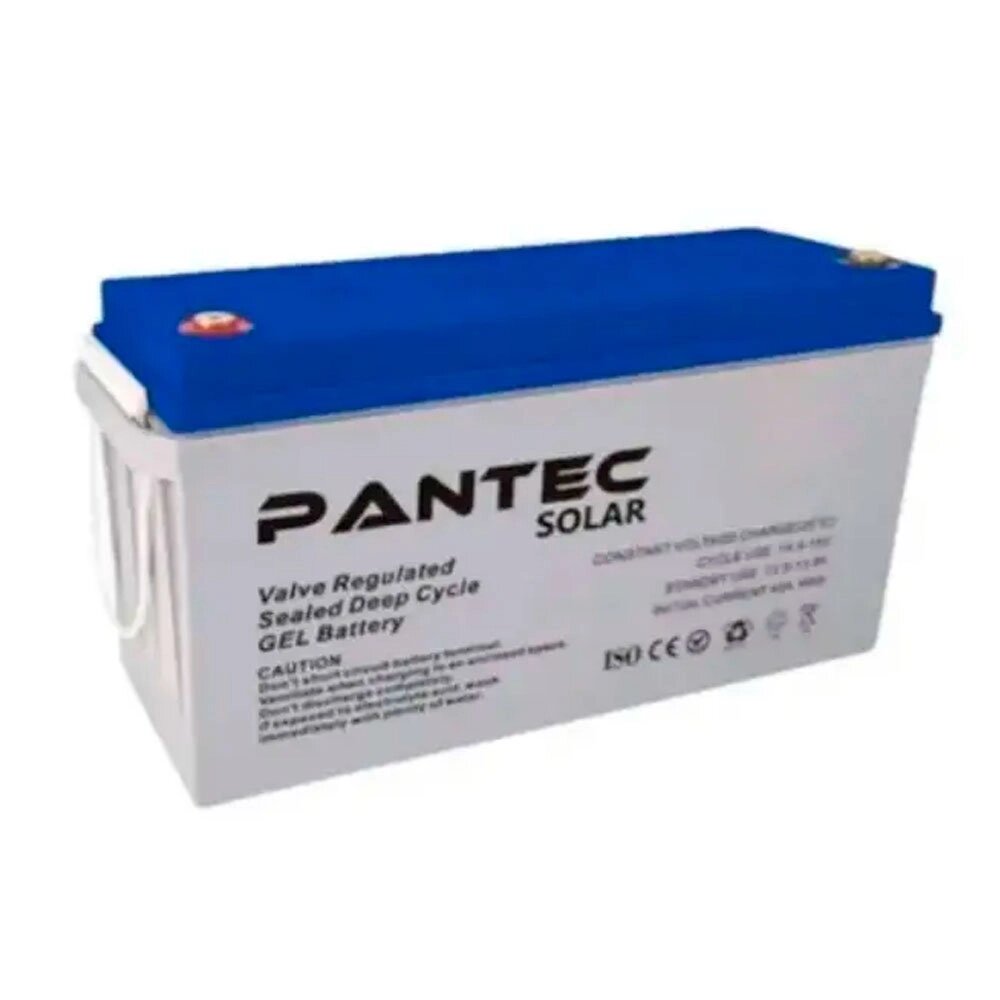 Акумуляторна батарея PANTEC 200-12 GEL 12V 200 Ah (522 x 240 x 224), 60.3 kg Grey Q1/48 від компанії Price Killer - фото 1