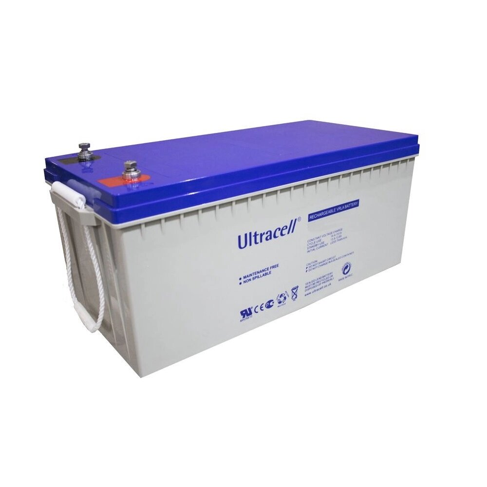 Акумуляторна батарея Ultracell UCG200-12 GEL 12 V 200 Ah (522 x 240 x 224), 61 kg  White Q1/24 від компанії Price Killer - фото 1