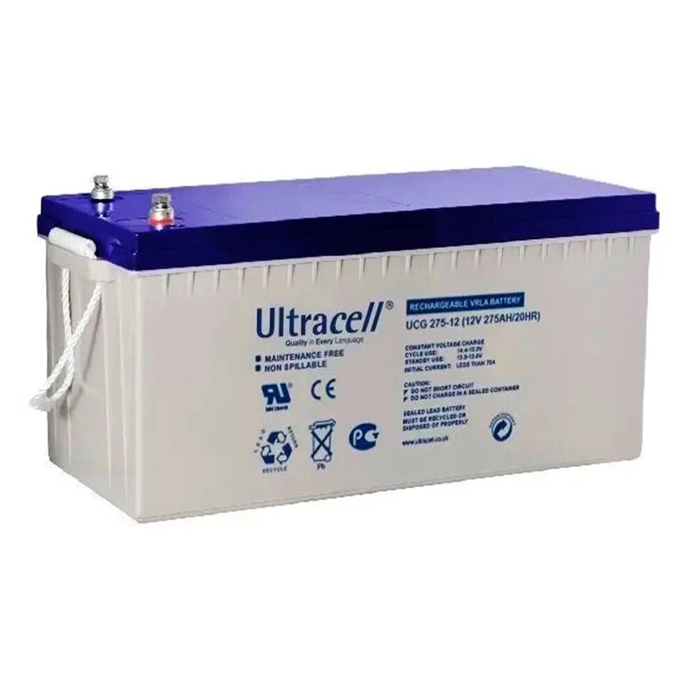 Акумуляторна батарея Ultracell UCG275-12 GEL 12 V 275 Ah (522 x 268 x 226) White Q1/24 від компанії Price Killer - фото 1