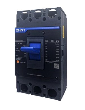Автоматичний вимикач змінного струму CHINT NXM-630S-3300B-630A, 3P, 630A, 415V, 50/36kA, 8kV від компанії Price Killer - фото 1