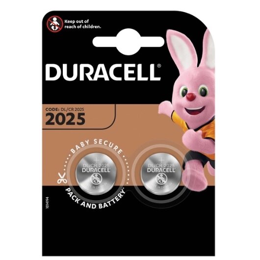 Батарейка літієва DURACELL DL2025, 2шт в блістері, ціна за блістер від компанії Price Killer - фото 1