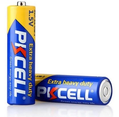 Батарейка сольова PKCELL 1.5V AA/R6, 2 штуки shrink ціна за shrink, Q20/360 від компанії Price Killer - фото 1