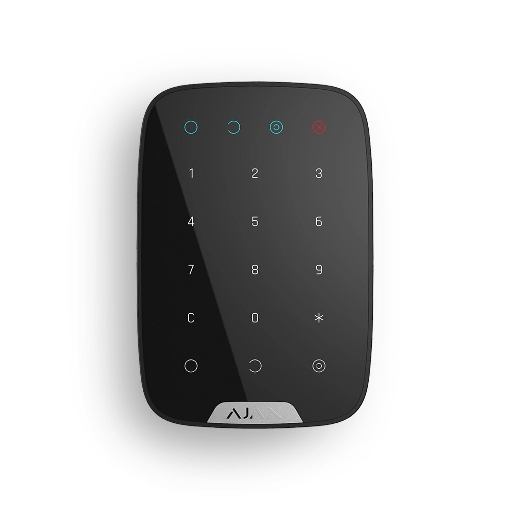 Бездротова сенсорна клавіатура AJAX KeyPad (black) від компанії Price Killer - фото 1