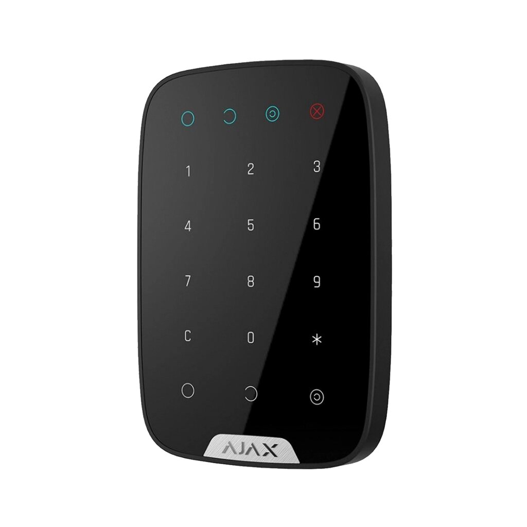 Бездротова сенсорна клавіатура AJAX KeyPad Plus (black) від компанії Price Killer - фото 1