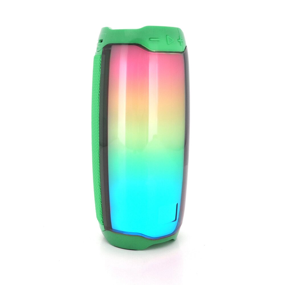 Бездротовий Bluetooth динамік PULSE 4 LED, 10W, 4000mAh, дистанція-10m, Green, Corton BOX від компанії Price Killer - фото 1