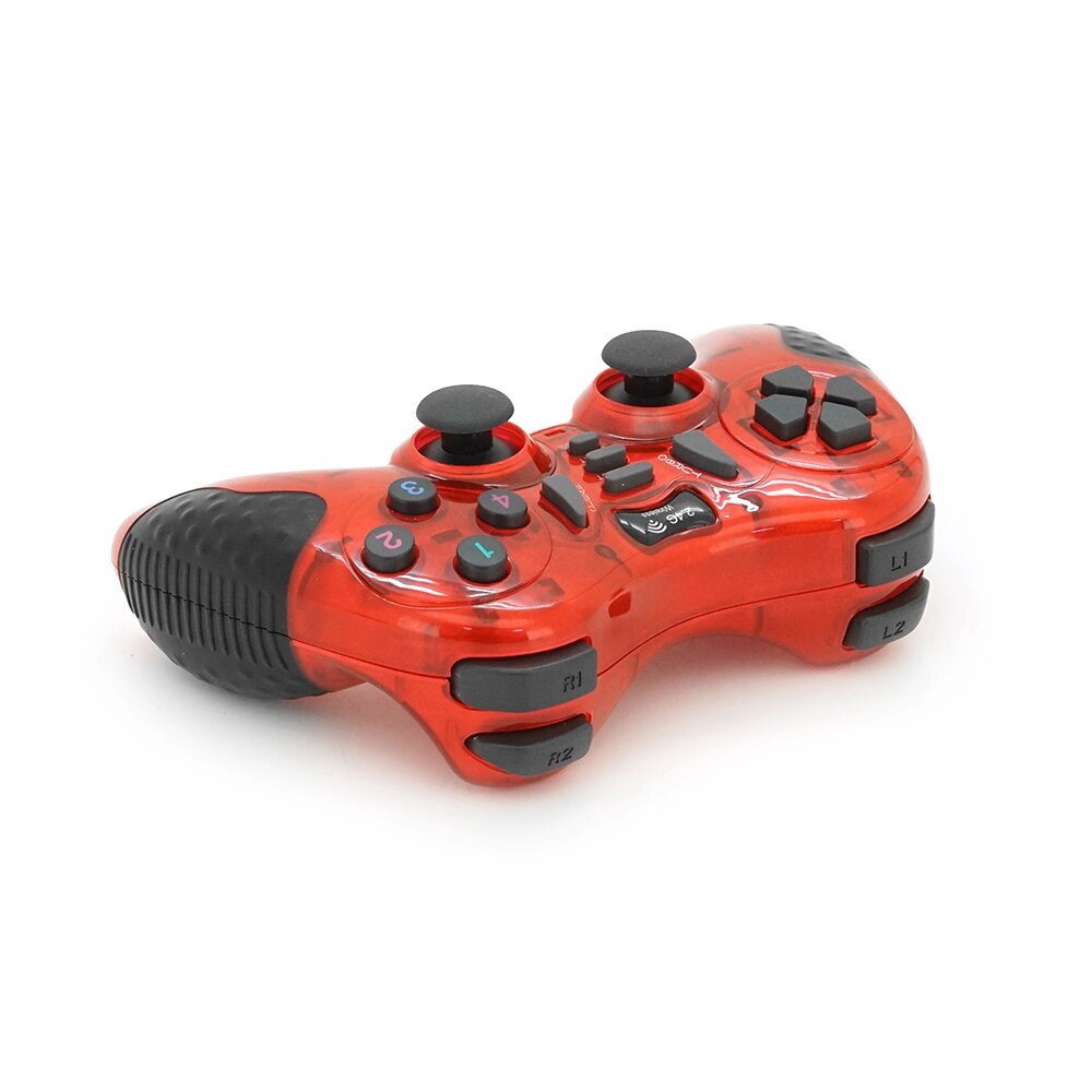 Безпровідний геймпад 7 в 1 для PC/PS1/PS2/PS3/PC360/TV/TV BOX/Android/Win10, живлення від 2*ААА (немає в комплекті), Red від компанії Price Killer - фото 1