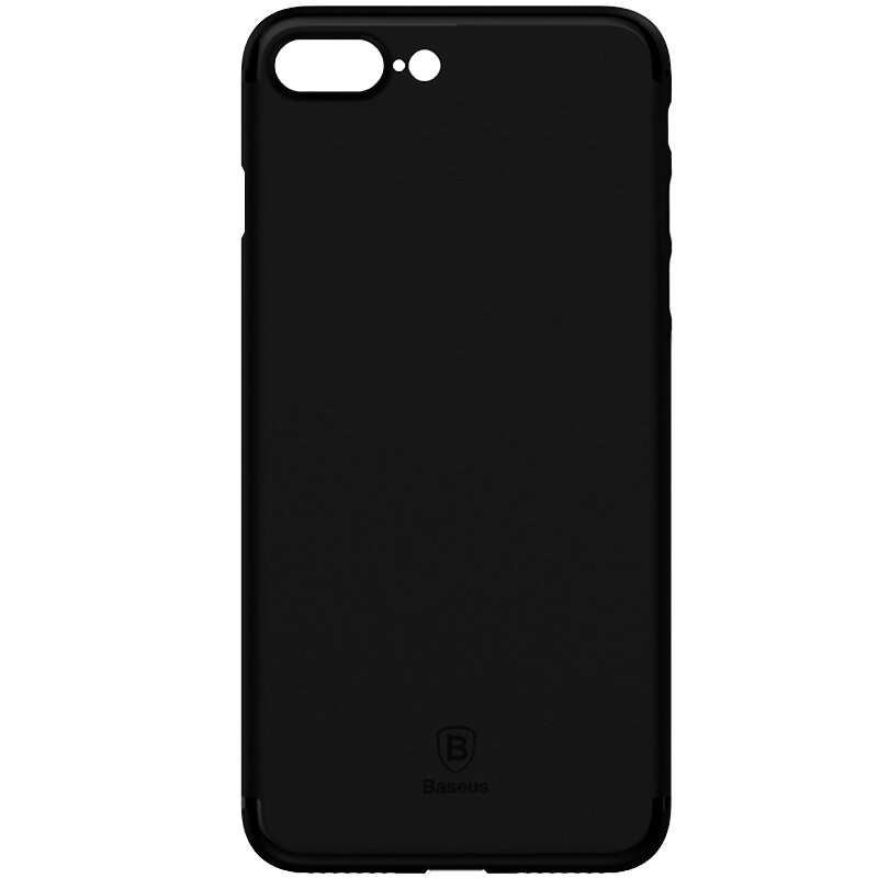 Чохол Baseus для iPhone 8 Plus/7 Plus Slim Black (WIAPIPH7P-CTA01) від компанії Price Killer - фото 1