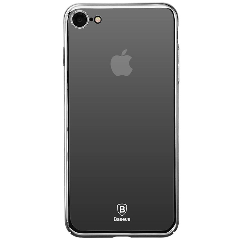 Чохол Baseus для iPhone SE 2020/8/7 Glass Mirror Black (WIAPIPH7-GZ01) від компанії Price Killer - фото 1