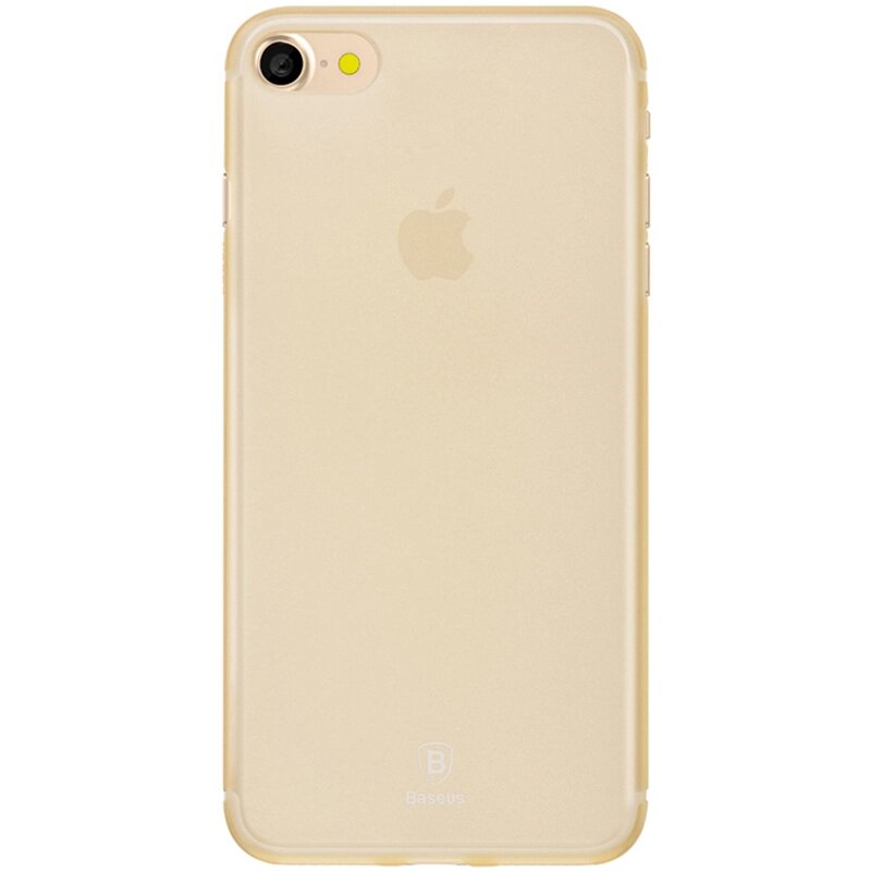 Чохол Baseus для iPhone SE 2020/8/7 Slim Transparent Gold (WIAPIPH7-CT0V) від компанії Price Killer - фото 1