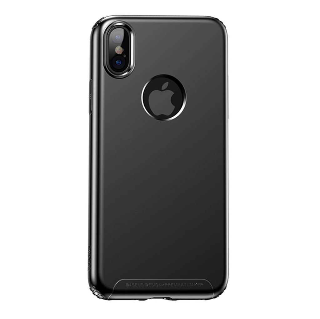 Чохол Baseus для iPhone X/X Soft Case Black (WIAPIPHX-SJ01) від компанії Price Killer - фото 1